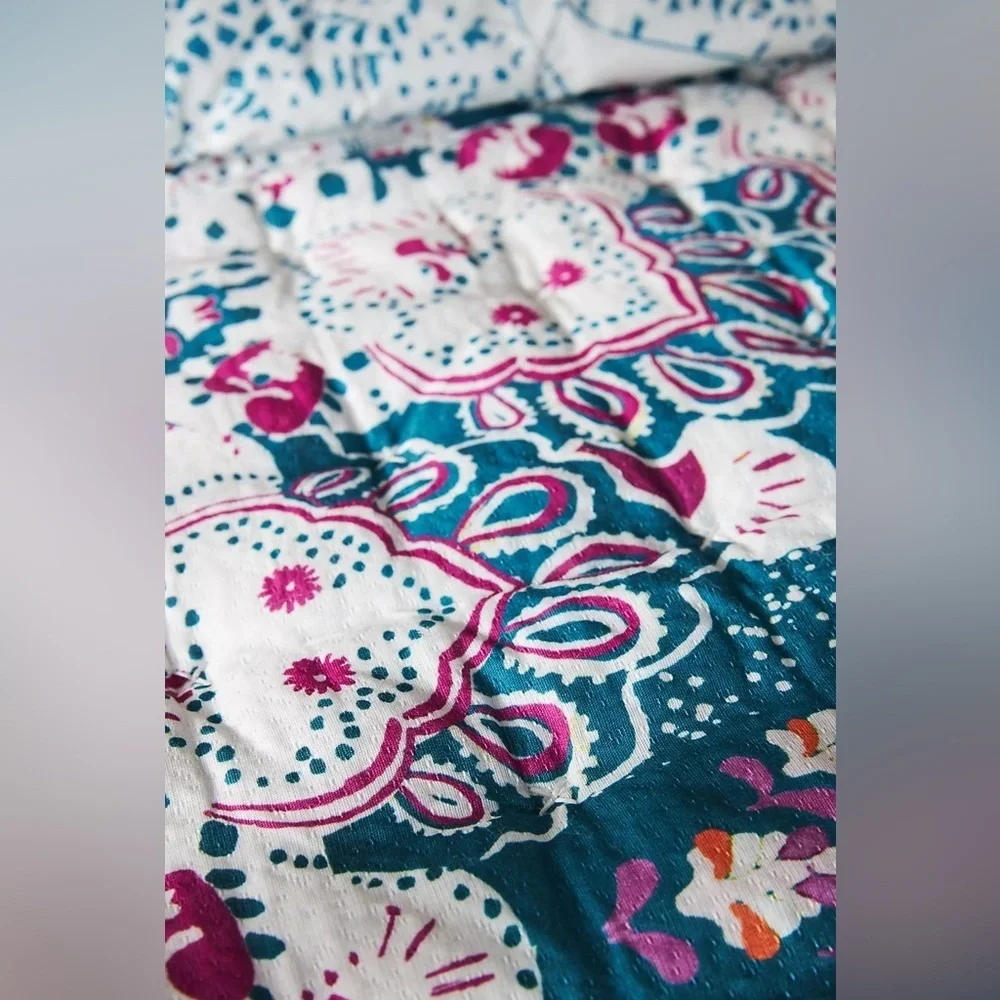 Anthropologie Ady Organic Cotton Quilt Size Full NWT